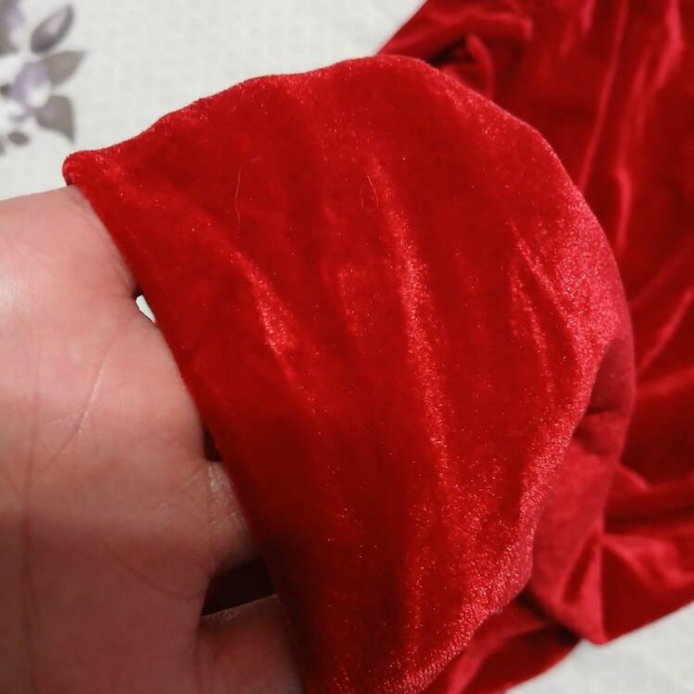 Red Velvet Dress - Picture 7 of 10